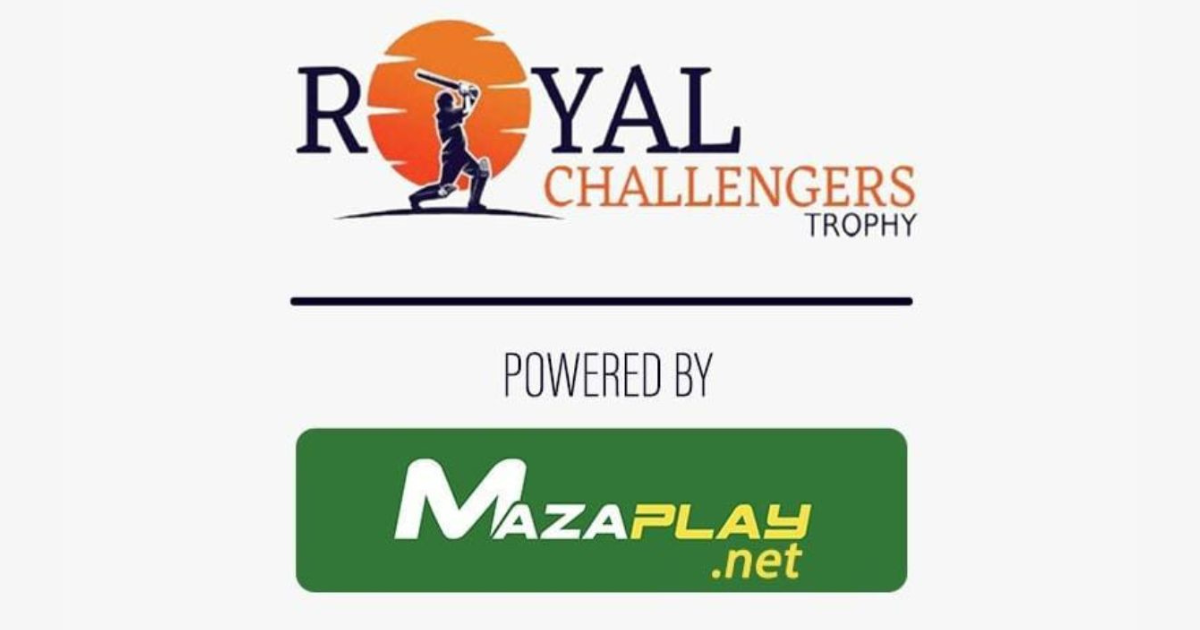 Mazaplay has been chosen as the 2023 Royal Challengers Trophy's powered by Sponsor